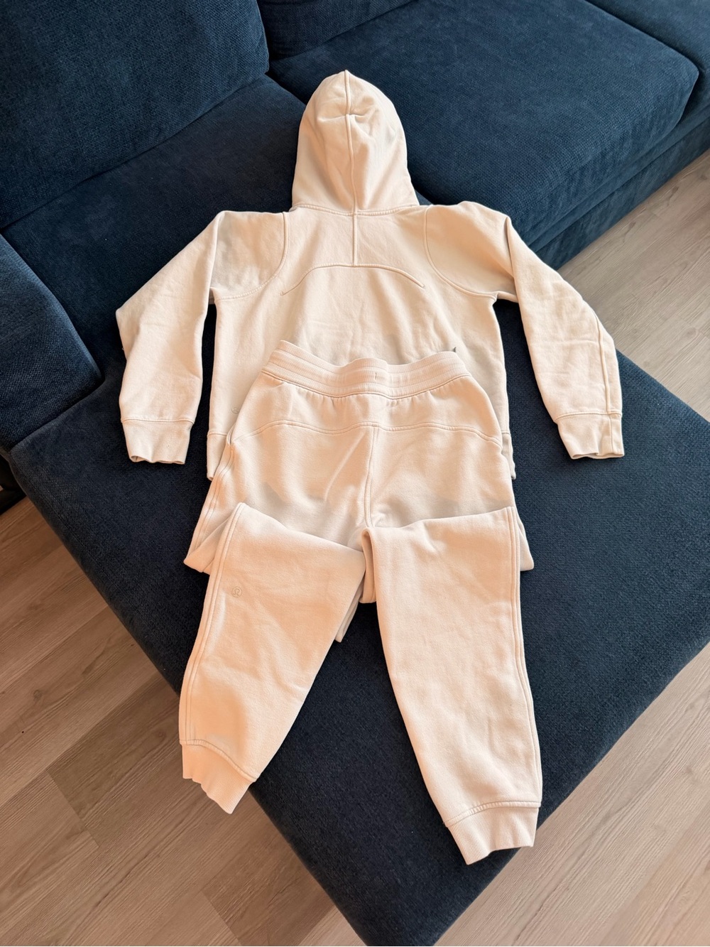 lululemon athletica Cream Hoodie & Joggers Set - Picture 2 of 4
